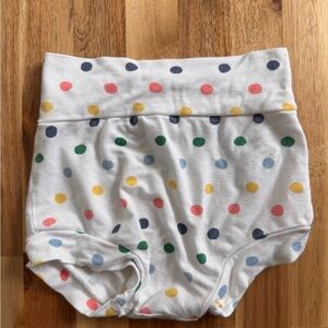 Kyte Baby Bamboo Bummies Polka Dot Multicolor White Bloomers 12-18 Months